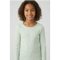 Name It Langarmshirt NKFSURAJA XSL LS TOP NOOS toller Ringel-Look in gerippter Qualität