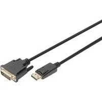 Adapterkabel DisplayPort > DVI-D schwarz, 3 Meter