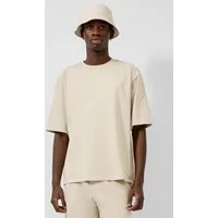 QS Kurzarmshirt T-Shirt Loose Fit T-Shirt aus Heavy Jersey
