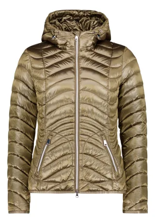 CARTOON - Gesteppte Jacke mit Kapuze grün - Gr. - 38