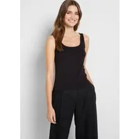 bonprix Tanktop mit normalen Trägern, mit dezentem Carré-Ausschnitt, eng anliegend