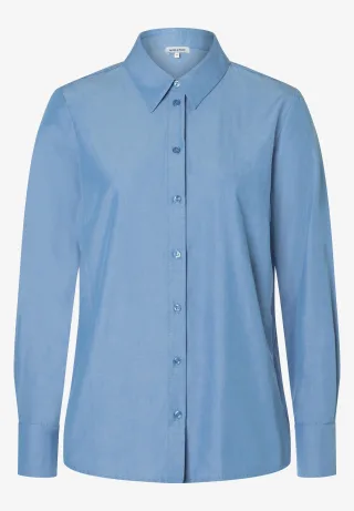 MORE & MORE - Hemdbluse blau - Gr. - 42