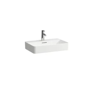 Laufen Val Waschtisch-Schale H8122850001041 60x40cm, weiß, mit Überlauf, 1 Hahnloch