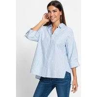 heine Klassische Bluse Hemdbluse 3/4-Arm