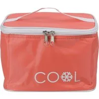 Koopman Thermobehälter Kühltasche Kühlbox Mini Getränkekühler Isotasche 15 x 21 x 15 cm Bunt, Polyester, (Stück, 1-tlg., Packung), Rot, 4L Volumen, mit Tragegriff, Camping