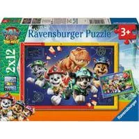 Kinderpuzzle Paw Patrol 3 Dino Movie 2x 12 Teile