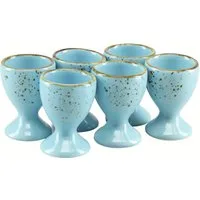 CreaTable Eierbecher Nature Collection Blue, (6-tlg., 6 Eierbecher)