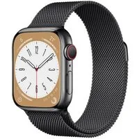 SmartUP Smartwatch-Armband für Apple Watch 11-1 / SE Ultra Metall Milanese Edelstahl Ersatzband, kompatibel mit allen Apple Watch Modellen, rostfreier Edelstahl