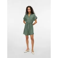 Vero Moda Hemdblusenkleid VMBUMPY SS SHORT SHIRT DRESS WVN GA NOOS Viskose, loose fit