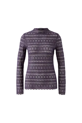 Oui - Langarmshirt - Gr. - 34