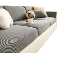 Minicloss Sofahusse 1/2/3/4 Sitz, Stretch Sofa Sitzkissenbezug, Rutschfester Sofa Überzug, Waschbarer Sofabezug, Universeller Couch Überzug, Pflegeleicht