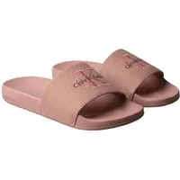 Calvin Klein ESS SLIDE CV WN Badepantolette Strandschuh, Flat mit CK-Stickerei
