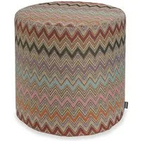 H.O.C.K. Sitzhocker H.O.C.K. Cahlil Hocker rund Pouf Ø45x45cm multicolor boho, Hocker, Barhocker & Sitzhocker, Pouf, Badhocker, Wohnzimmer Hocker