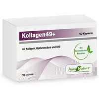 Aura Natura Kollagen49+ Komplex von Aura Natura® - für Haut, Gelenke & Anti-Aging Kapseln, 1 er Packung à 60 St., Kollagen Kapseln mit Hyaluronsäure & Coenzym Q10