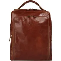 Piké Cityrucksack, echt Leder, Made in Italy