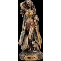Figuren Shop GmbH Dekofigur Freya Statue – Nordische Mythologie Figur Göttin der Liebe 8.5 cm