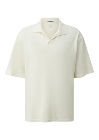 qs - Polo-Shirt creme - Gr. - S