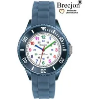 Brecjon Quarzuhr Kinder Armbanduhr Lernuhr 5ATM Silikon, kostenloser Versand