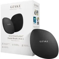 GESKE German Beauty Tech Elektrische Gesichtsreinigungsbürste SmartAppGuided™ Facial Brush 4 in 1, Packung, 1-tlg., inkl. kostenloser APP (SmartAppGuided Device), Mit der GESKE App erhältst Du deine personalisierte Hautpflegeroutine.