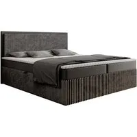 Labett Boxspringbett CLEO 140x220 160x220 180x220 - Überlänge 220 cm / Speed Versand (2 Bettkästen, Topper), Überlänge 220 cm