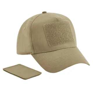 Beechfield - Baseball-Mütze Abnehmbarer Aufnäher für Herren/Damen Unisex (Sand)