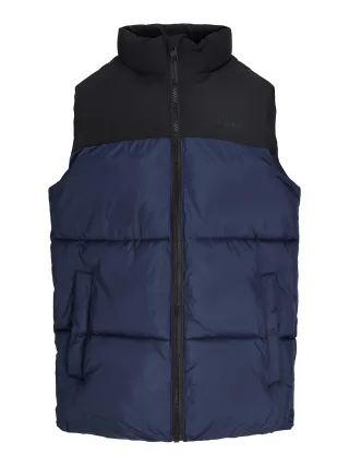 JACK&JONES - JJRAZE BODYWARMER JNR Blau - Gr. - 176
