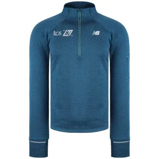 New Balance NB Heat Grid Herren Blaues Sweatshirt