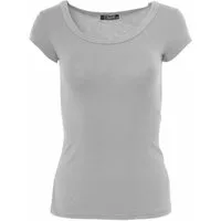 Muse T-Shirt Basic Kurzarm T-Shirt Skinny Fit 1001