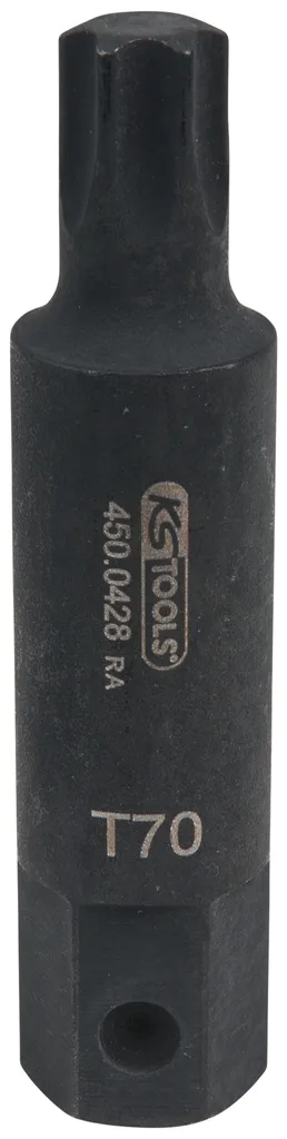 KS Tools Kraft-Biteinsatz für Torx-Schrauben L=107mm, T70 - 450.0428