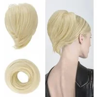 Zaewry Haarspange kurzes Pferdeschwanz-Brötchen, Haarschmuck einfach Scrunchie