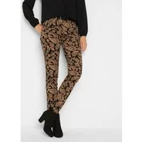 bonprix Stretch-Hose mit Elasthan-Anteil, Slim fit Passform, mit modischem Druck