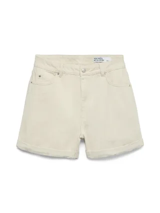 VERO MODA - VMZURI HR LOOSE DENIM SHORTS MIX GA NOOS Ecru - Gr. - S