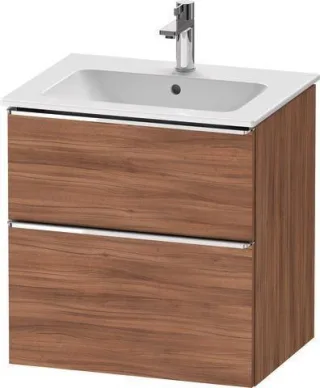 Duravit D-Neo Waschtischunterbau wandhängend Nussbaum Matt 610x462x625 mm - DE4361010790000 DE4361010790000