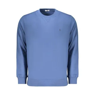 Coveri Moving Blaue Baumwoll-Herren-Sweatshirt