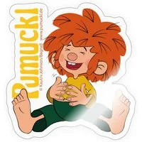 Spreadshirt Aufkleber Pumuckl Mit Fröhlichem Lachen Sticker Aufkleber