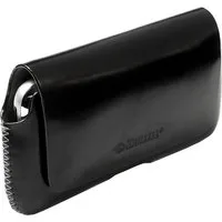 Krusell Handyhülle Handy-Tasche Hector M Cover Schutz-Hülle Black, Gürtel-Tasche Quertasche Etui mit Gürtelschlaufe