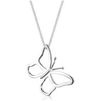 Elli Kette mit Anhänger Schmetterling Anänger Traumhaft 925 Silber, Schmetterling