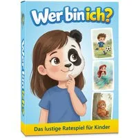 GLÜCKSWOLKE Spiel Wer bin ich?, Ratespiel, Familienspiel, Kinderspiel, Gesellschaftsspiel, Reisespiel, Inklusive 4 Bonus-Spiele