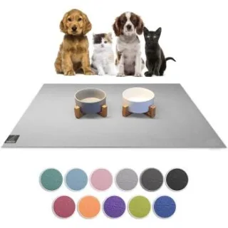 SANOZOO ® - Napfunterlage - Öko-Tex und Made in Germany hellgrau 80 cm, 1,4 m