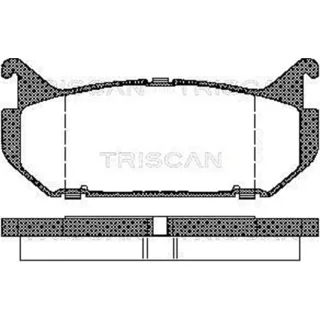 Triscan Bremsbel?ge hinten Ford Probe Mazda 626 Mx-6 Xedos