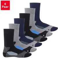 Footstar Thermosocken Damen&Herren Wintersocken (6 Paar) Warme Vollfrottee Thermo Socken