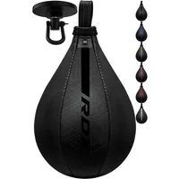 RDX Sports Punchingball RDX MayaHide Leder Boxen SpeedBall mit Halterung PunchingBall SpeedBag