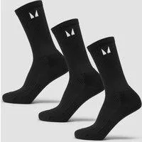 MP Laufsocken (3er Pack) – Schwarz - UK 6-8