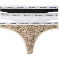 Calvin Klein Underwear Tanga THONG 3PK (Packung, 3er-Pack) Körpernahe Passform mit elastischem Bund