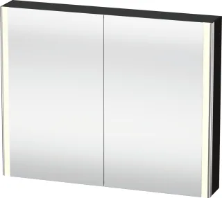 Duravit XSquare Spiegelschrank Schwarz 1000x155x800 mm - XS7113040402000 XS7113040402000