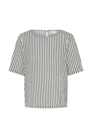 ICHI - Blusenshirt - Ihmarrakech blau - Gr. - M