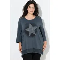 Angel of Style T-Shirt T-Shirt A-Linie cold dyed Glitzer-Stern