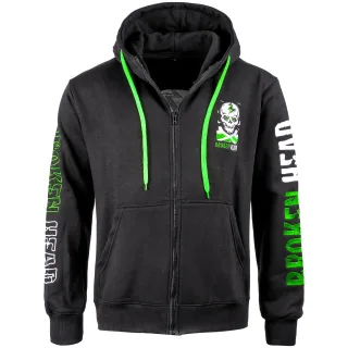 Broken Head Hoodie Original Grün