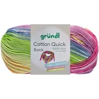 Gründl 100 Gramm Gründl Cotton Quick Batik Farbauswahl Häkelwolle