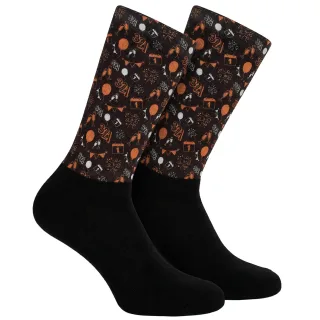 Witzige bedruckte lange Socken für Männer und Frauen